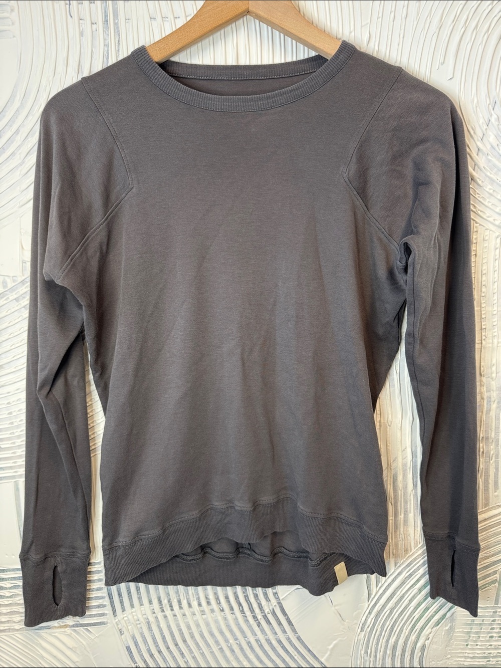 lunya Crewneck Sweatshirt in Charcoal
